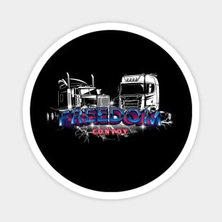 Trucker Freedom Convoy 2022 USA America Canada Magnet